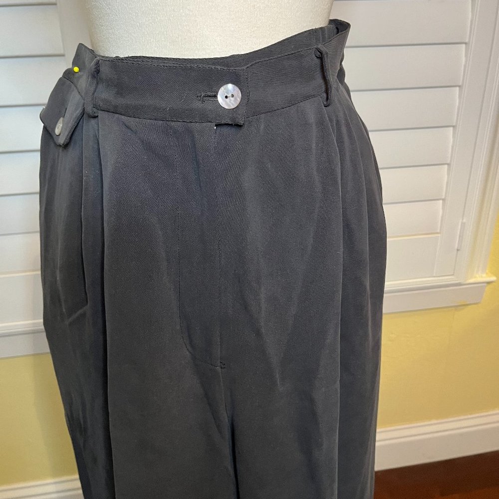 Due per Due 100% Silk Ladies Slacks Sz 14